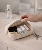 Small corduroy pouch
